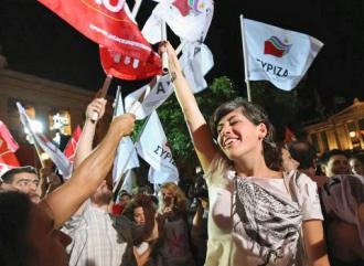 Supporters of SYRIZA rally ahead of elections in Athens (Business Insider)